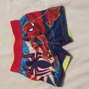 Marvel Spiderman boys swim trunks size 2T